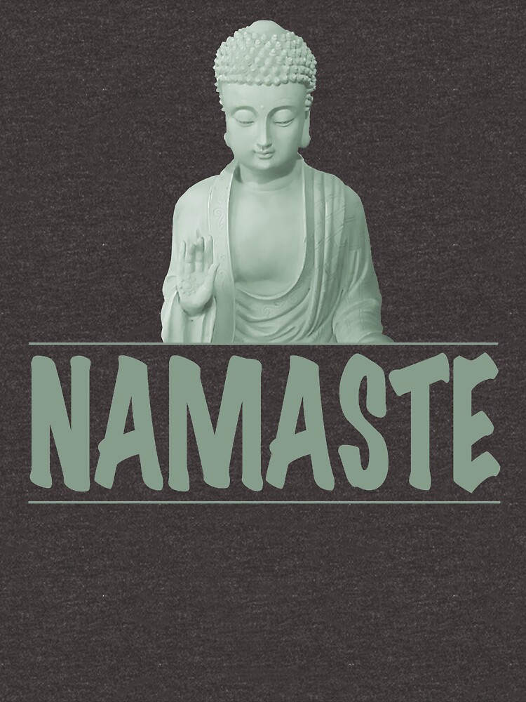 Namaste and Buddha by Rightbrainwoman