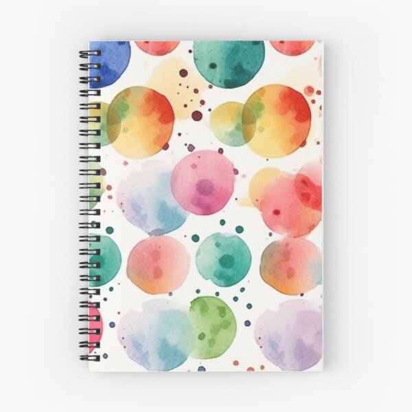 Item preview, Vibrant Watercolor Strokes Create a Dotted Symphony Pattern designed and sold by ChromaticClings.