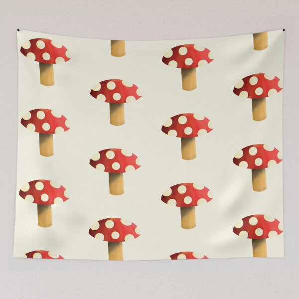 Item preview, Cute red 3D mushroom sticker designed and sold by DozyJov.