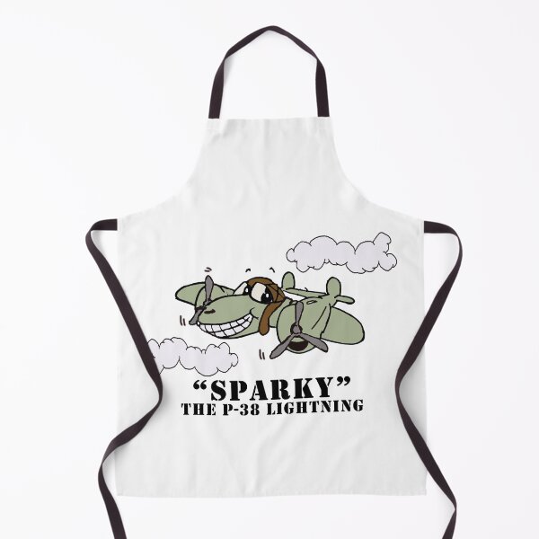Item preview, Lockheed P-38 Lightning "Sparky" Cartoon designed and sold by P-38Lightning.
