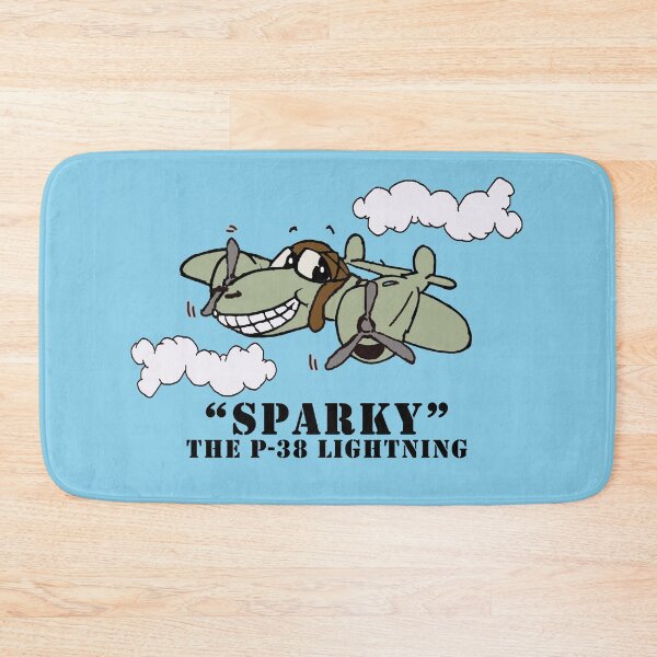 Item preview, Lockheed P-38 Lightning "Sparky" Cartoon designed and sold by P-38Lightning.
