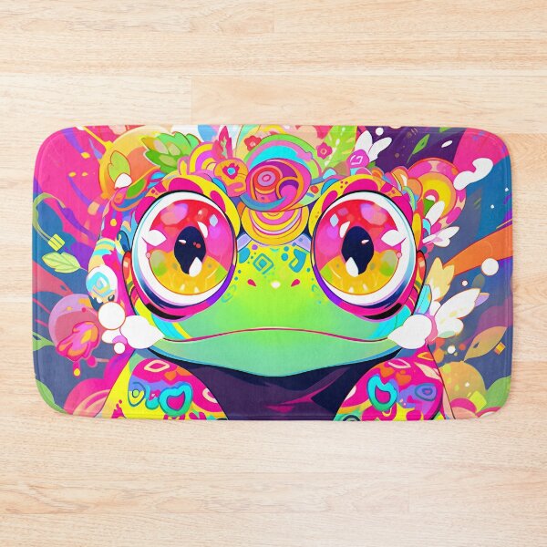 Artikelvorschau, "Y2K Aesthetic - Technicolor Toad Delight entworfen und verkauft von Cosmic-Canvases.