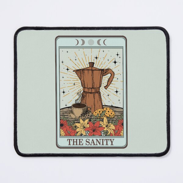 Item preview, Food Tarot Card The Sanity coffe | modern tarot, tarot memes, pastel tarot designed and sold by ThirdEyeDesign1.