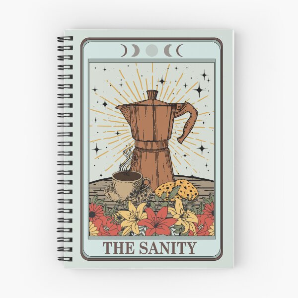 Item preview, Food Tarot Card The Sanity coffe | modern tarot, tarot memes, pastel tarot designed and sold by ThirdEyeDesign1.