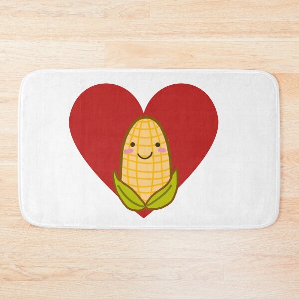 Item preview, Red heart and cute corn I love corn designed and sold by trancenit.