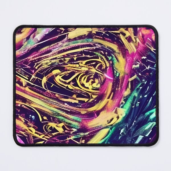 Item preview, An abstract picture with purple and yellow pattern designed and sold by Zolongano.