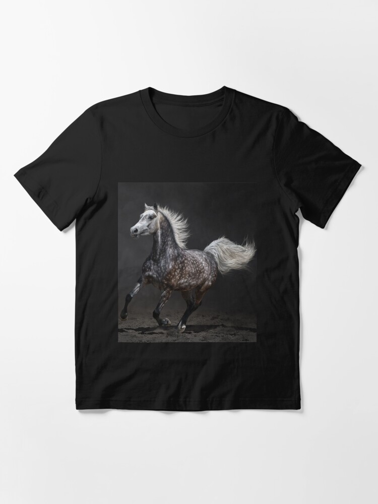 T-shirt en coton épais boutonné - noir | be camaïeu