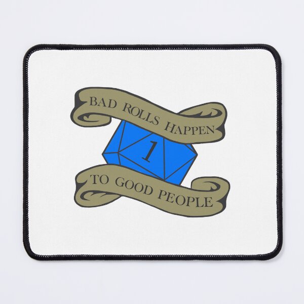 Item preview, Bad Rolls (Blue) designed and sold by GinsArtisan.