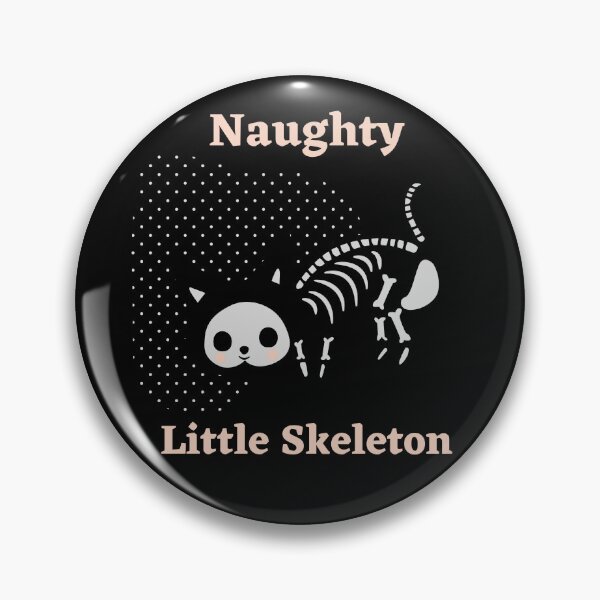 Item preview, Naughty Little Skeleton designed and sold by Tw1nsAIArt.
