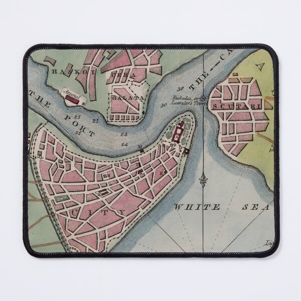 Item preview, Vintage Map of Constantinople (1800) designed and sold by BravuraMedia.