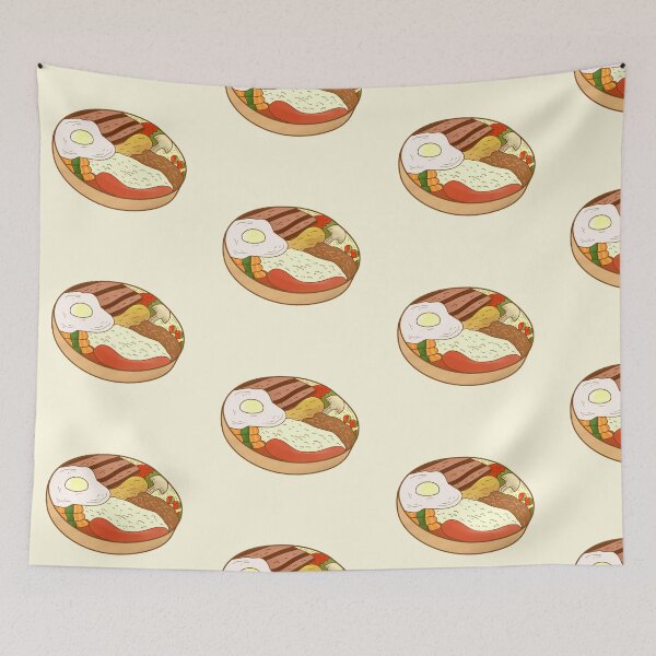 Item preview, Healthy veggies and meat bento sticker designed and sold by DozyJov.