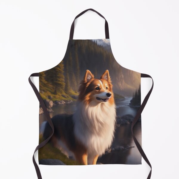 Item preview, Sheltie Dog in Fantasy World designed and sold by SereneMuses.