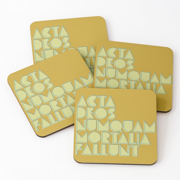 Item preview, Mortal Deeds Never Deceive the Gods - Latin - Acta Deos Numquam Mortalia Fallunt designed and sold by Trish Dish.