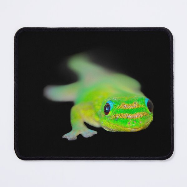 Item preview, Vibrant Green Gecko portrait designed and sold by SafariByMarisa.