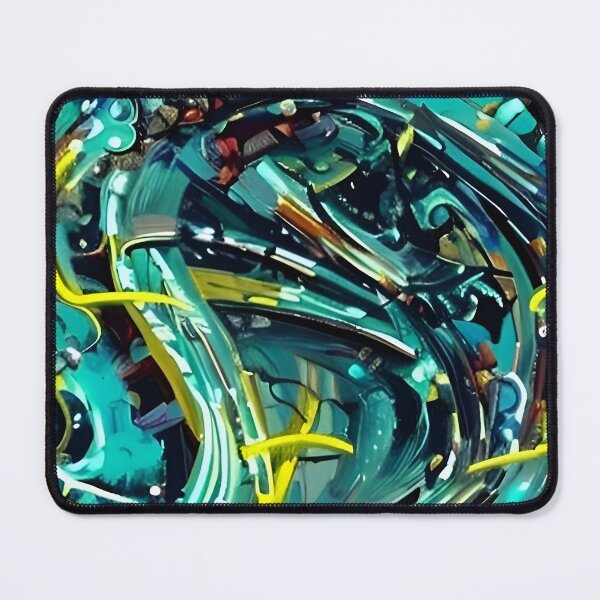 Item preview, An abstract picture with celedon abstract swan designed and sold by Zolongano.