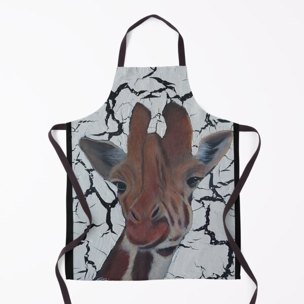 Item preview, Painting of a giraffe on a cracked background designed and sold by FFontaine68.
