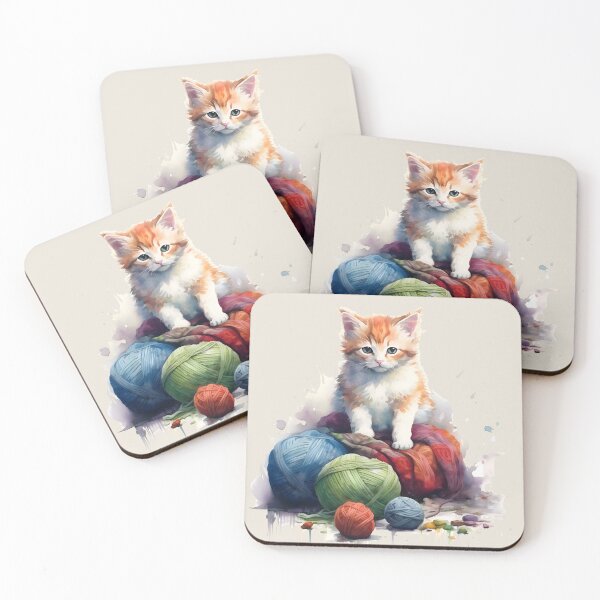 Item preview, cute kitten designed and sold by Banna Baber.