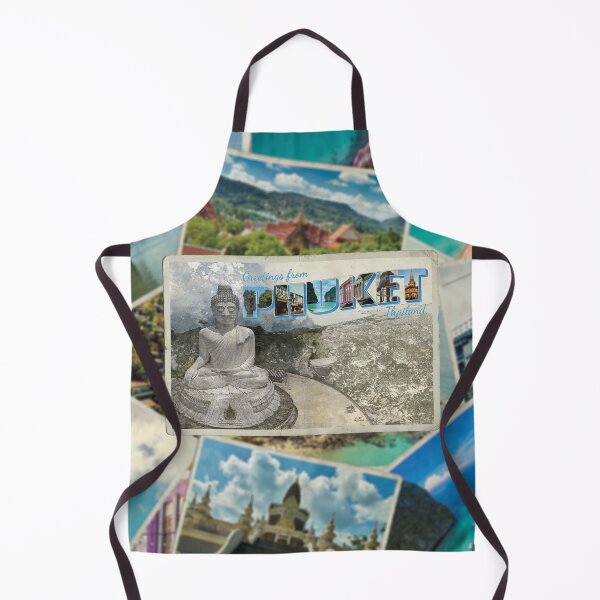 Item preview, Greetings from Phuket in Thailand Vintage style retro souvenir designed and sold by DeveloperProp0.