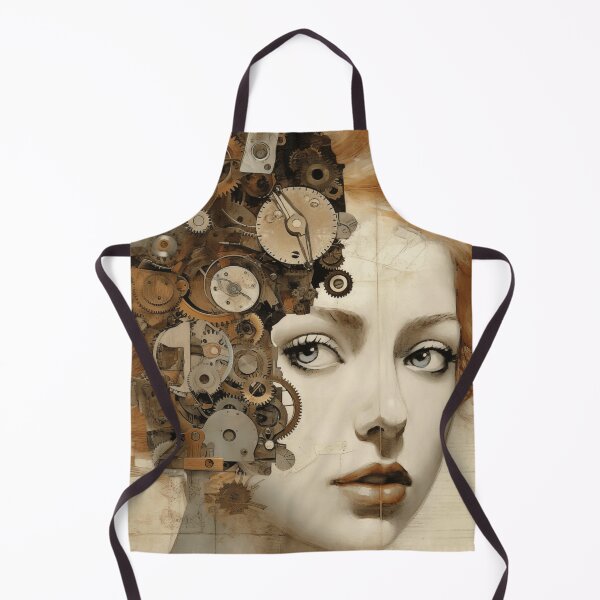 Item preview, Gears in Motion Redhead Beauty Collage Art designed and sold by LilyBell6.