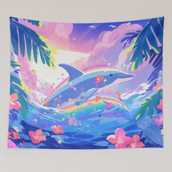 Item preview, Y2K Aesthetic - Neon Nautical Acrobat designed and sold by Cosmic-Canvases.