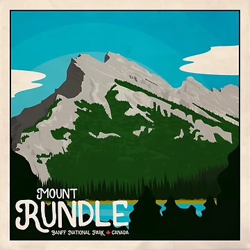 Artwork thumbnail, Mount Rundle - Banff Canada by Lindsey McDonald
