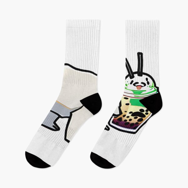 Item preview, polar bear with a matcha boba tea  designed and sold by LifeisStickers.