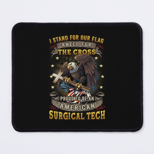 Item preview, American Surgical Tech kneel for the cross designed and sold by triclownmerch.