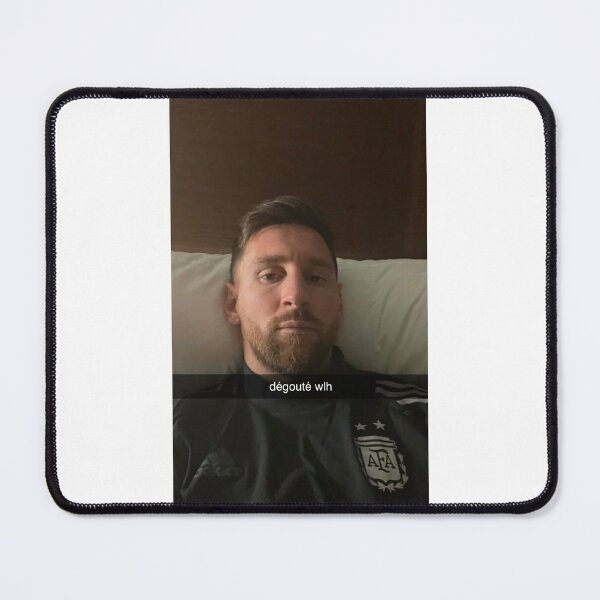 Item preview, disgusted messi meme wllh designed and sold by Axecles.