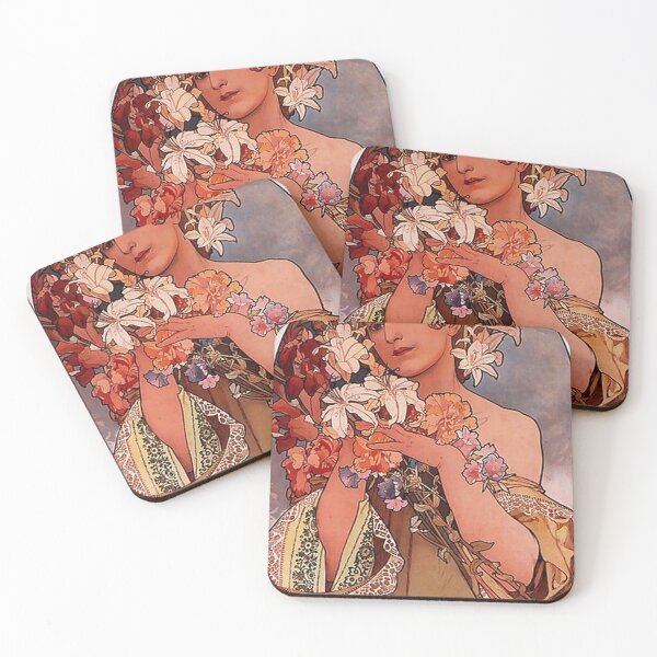 Item preview, Alfons Mucha-Flores designed and sold by tomorrowsart.
