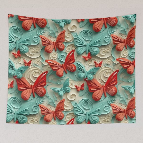 Item preview, Ethereal Flight: 3D Butterflies Pattern designed and sold by EVA4designs.
