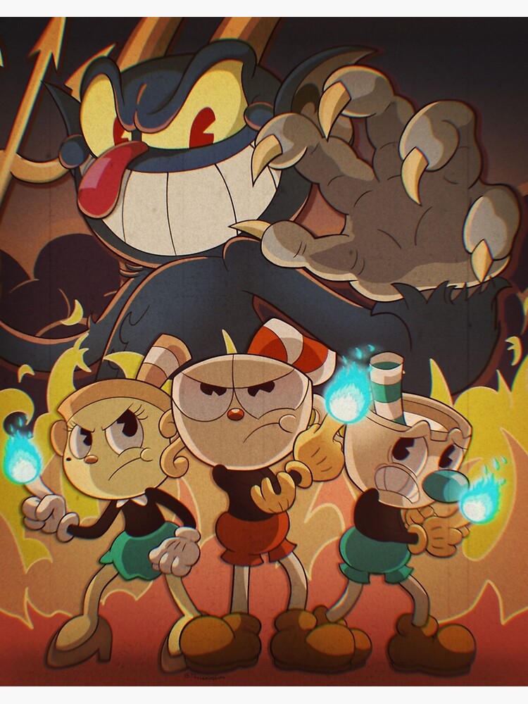 Cuphead Trio vs The Devil (The Cuphead Show!) [Cuphead, Mugman