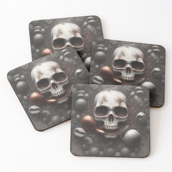 Item preview, Ground coffee skull  designed and sold by LifeisStickers.