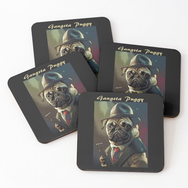 Item preview, Pug Gangster 2 designed and sold by RedBluffTraders.