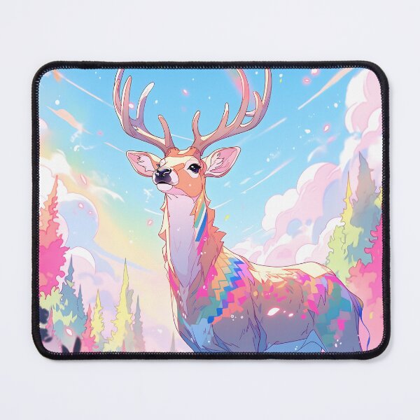 Artikelvorschau, Y2K Aesthetic - Vibrant Venison Visions entworfen und verkauft von Cosmic-Canvases.