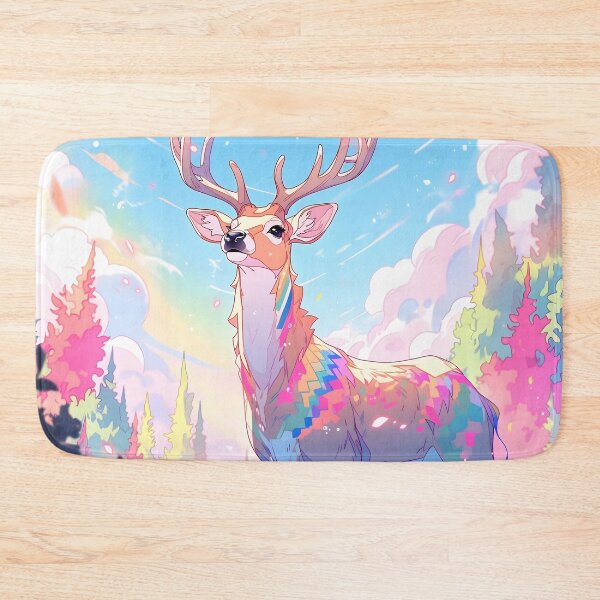 Artikelvorschau, Y2K Aesthetic - Vibrant Venison Visions entworfen und verkauft von Cosmic-Canvases.