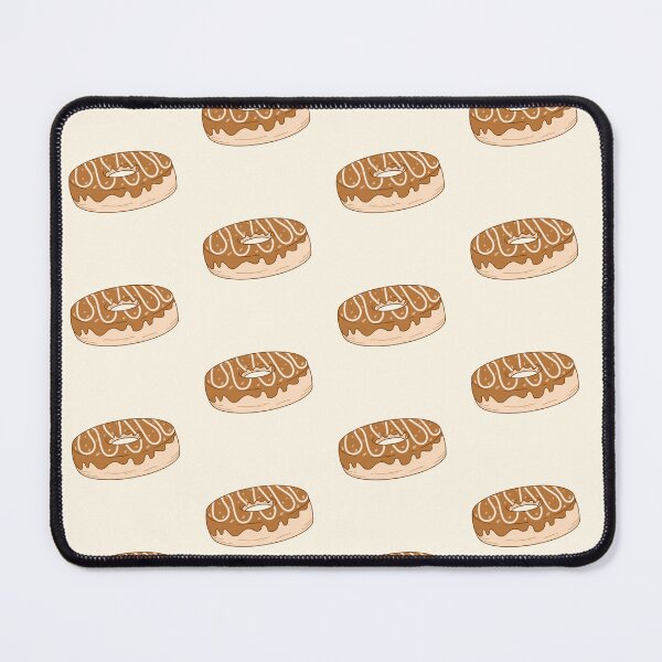 Item preview, Chocolate glazed cute donut sticker designed and sold by DozyJov.