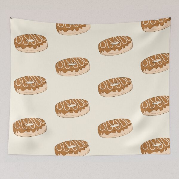 Item preview, Chocolate glazed cute donut sticker designed and sold by DozyJov.