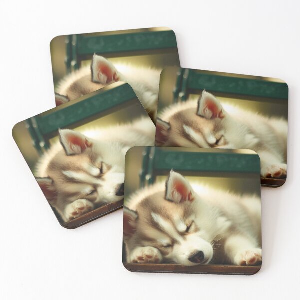 Item preview, Sleepy husky puppy designed and sold by Witty-Kids.