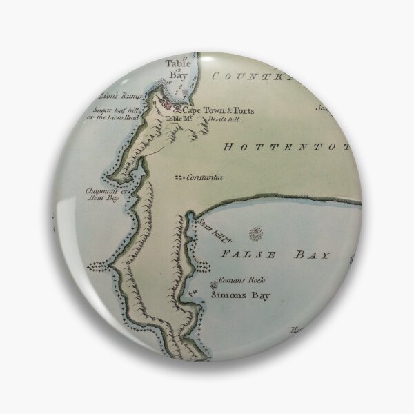 Item preview, Vintage Cape of Good Hope Map (1800) designed and sold by BravuraMedia.
