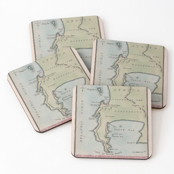 Item preview, Vintage Cape of Good Hope Map (1800) designed and sold by BravuraMedia.