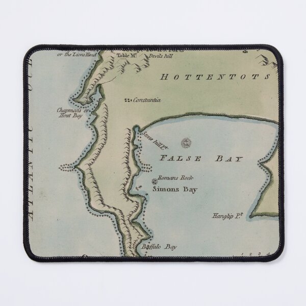 Item preview, Vintage Cape of Good Hope Map (1800) designed and sold by BravuraMedia.
