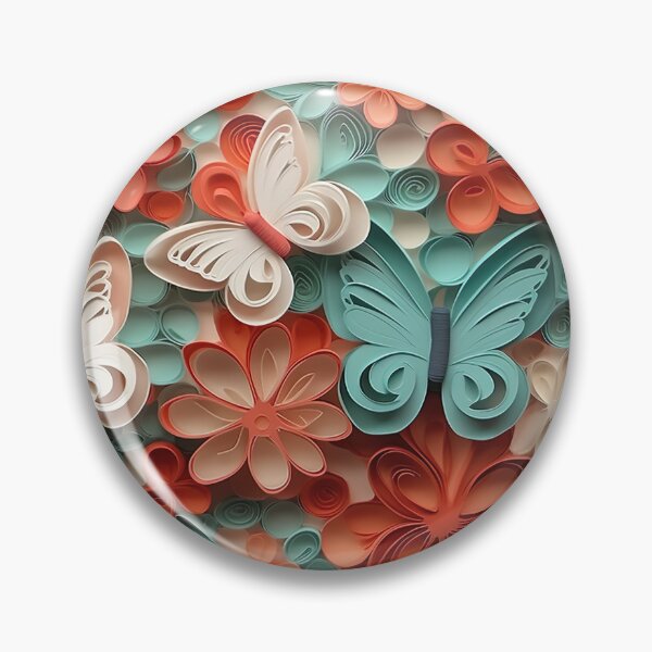 Item preview, Garden Whispers: 3D Butterflies and Flowers designed and sold by EVA4designs.
