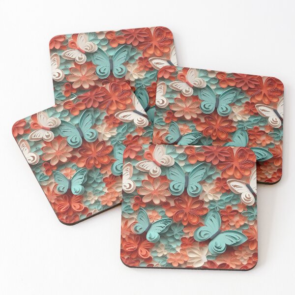 Item preview, Garden Whispers: 3D Butterflies and Flowers designed and sold by EVA4designs.