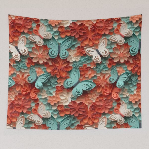 Item preview, Garden Whispers: 3D Butterflies and Flowers designed and sold by EVA4designs.