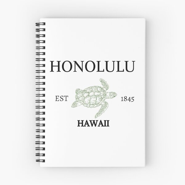 Item preview, Honolulu Hawaii est. 1845 With A Sea Turtle designed and sold by NaurinDin.