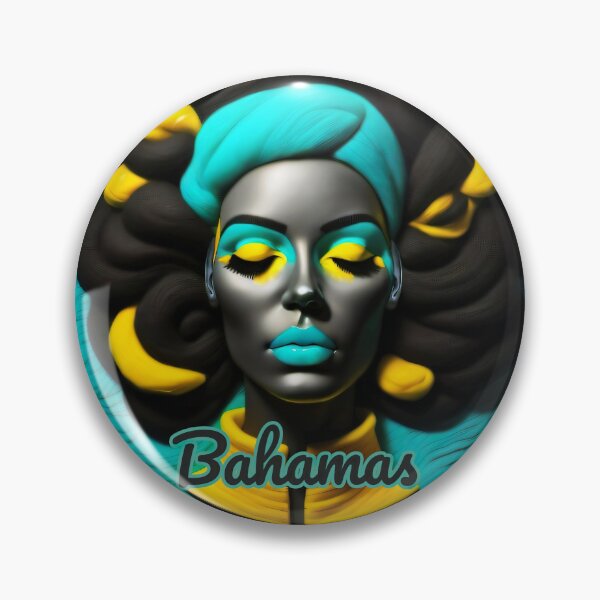 Item preview, Bahamas Woman Flag designed and sold by EclecticCharm.