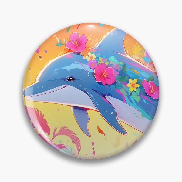 Artikelvorschau, Y2K Aesthetic - Prismatic Porpoise Playtime entworfen und verkauft von Cosmic-Canvases.