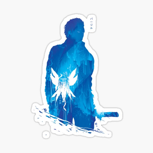 Vergil Devil May Cry Weatherproof Anime Sticker 6 Car Decal S1