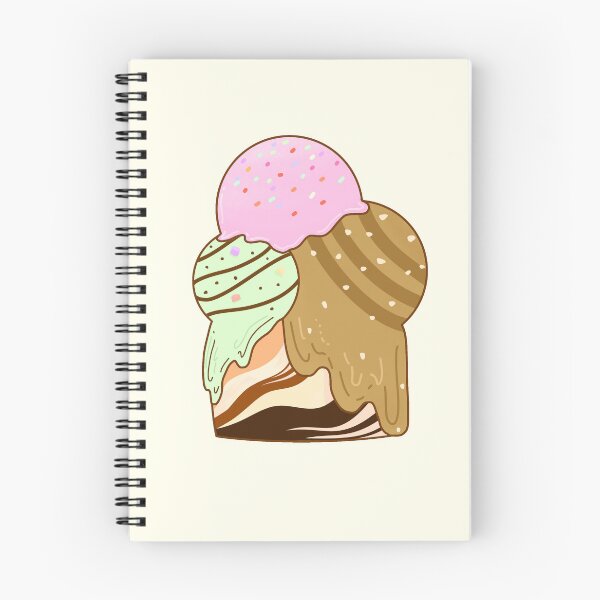 Item preview, Strawberry mint choco ice cream sticker designed and sold by DozyJov.