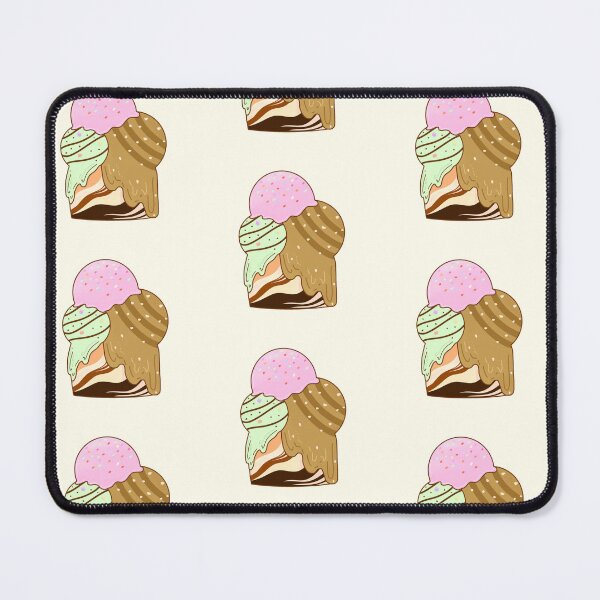 Item preview, Strawberry mint choco ice cream sticker designed and sold by DozyJov.